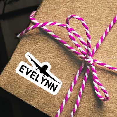 Sticker Airplane Evelynn Gift package Image