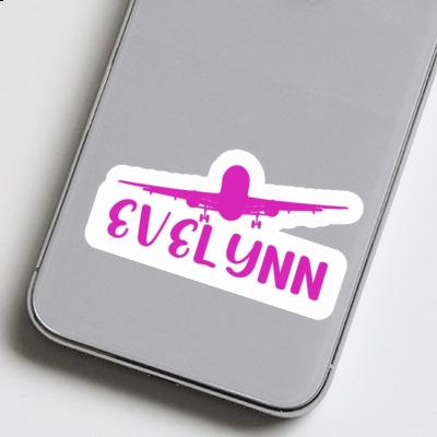 Sticker Evelynn Airplane Gift package Image