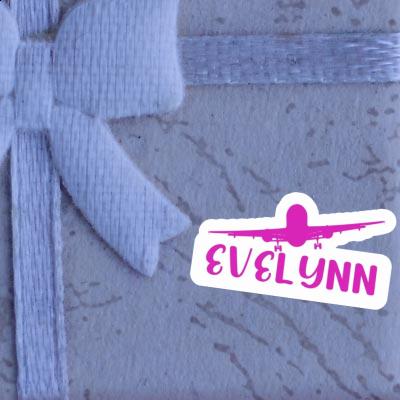 Sticker Evelynn Airplane Gift package Image