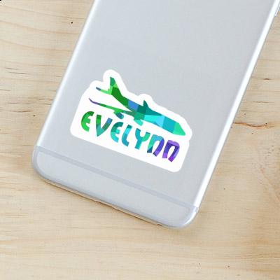 Jumbo-Jet Sticker Evelynn Image