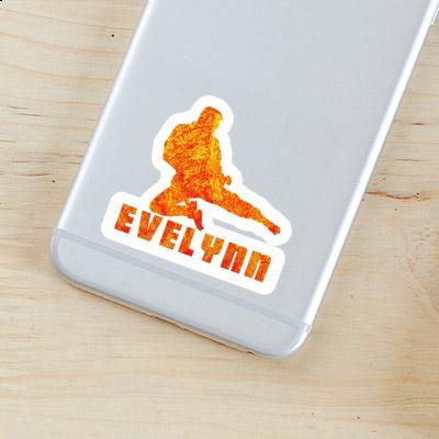 Karateka Sticker Evelynn Laptop Image