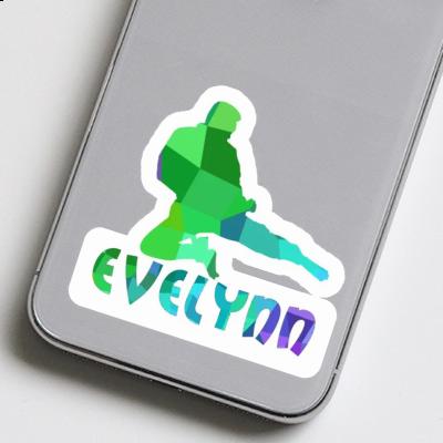 Sticker Evelynn Karateka Notebook Image