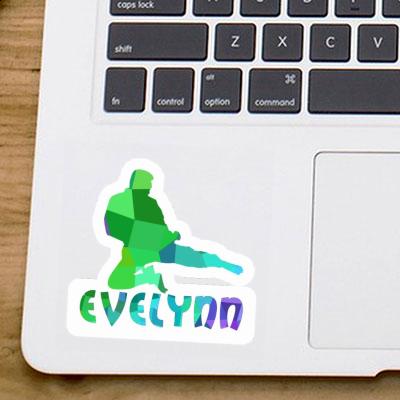 Sticker Evelynn Karateka Laptop Image