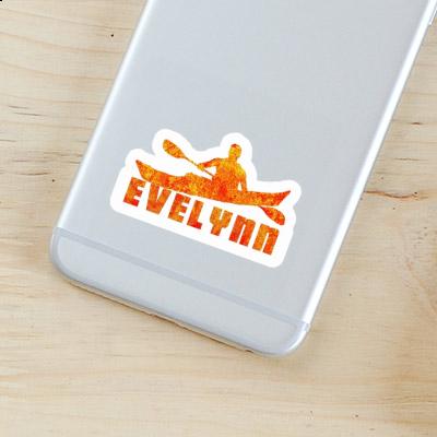 Sticker Kayaker Evelynn Notebook Image