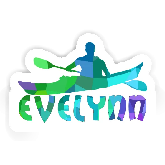 Evelynn Sticker Kayaker Notebook Image