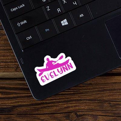 Sticker Kayaker Evelynn Laptop Image