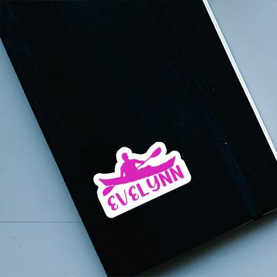 Sticker Kayaker Evelynn Notebook Image