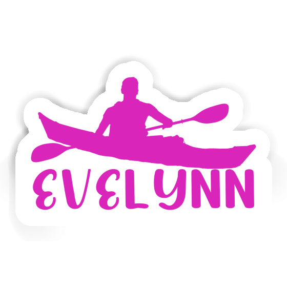 Sticker Kayaker Evelynn Laptop Image