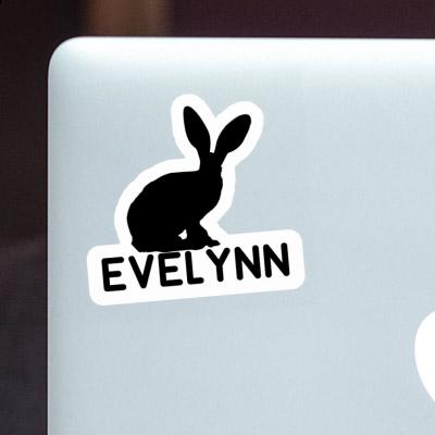 Rabbit Sticker Evelynn Laptop Image