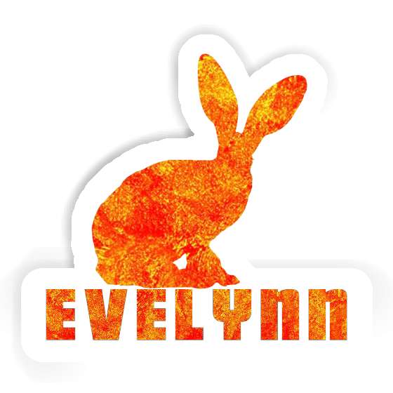 Autocollant Lapin Evelynn Laptop Image