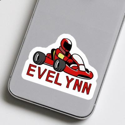 Evelynn Sticker Kart Driver Laptop Image