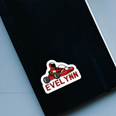 Evelynn Sticker Kart Driver Laptop Image