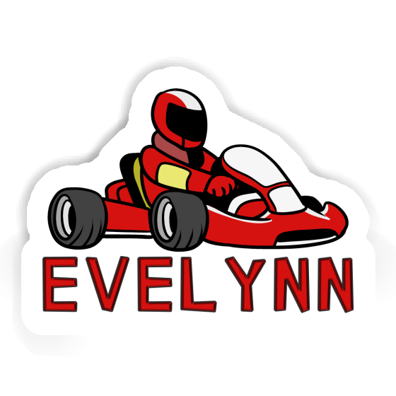 Evelynn Sticker Kart Driver Image