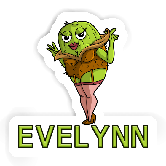 Evelynn Sticker Kiwi Laptop Image