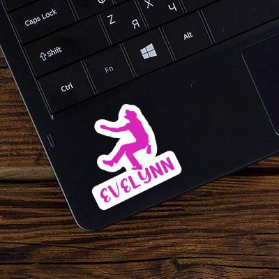 Sticker Evelynn Climber Notebook Image