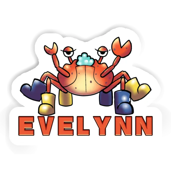 Evelynn Autocollant Crabe Laptop Image