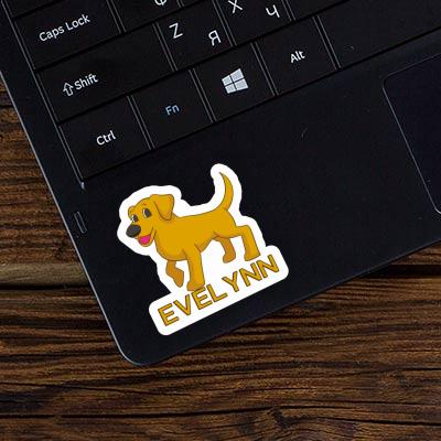 Sticker Evelynn Labrador Laptop Image