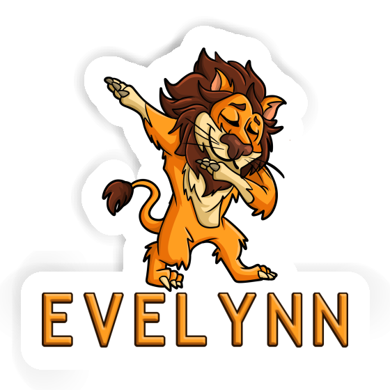 Lion Sticker Evelynn Notebook Image