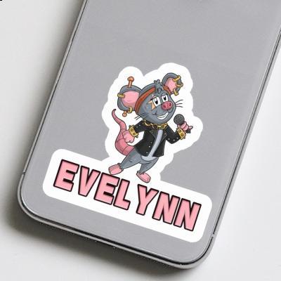 Chanteuse Autocollant Evelynn Image