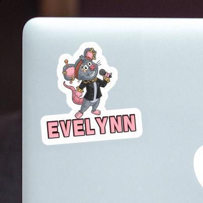 Sticker Evelynn Sängerin Notebook Image