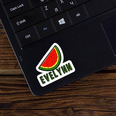 Evelynn Sticker Wassermelone Notebook Image