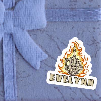 Evelynn Sticker Mittelfinger Image