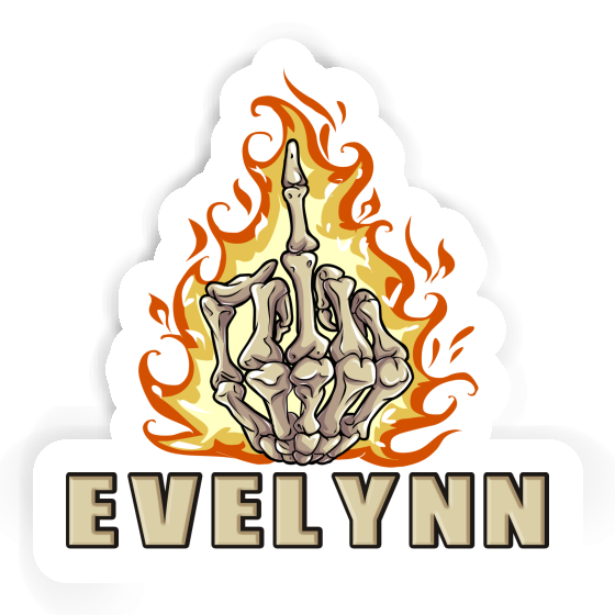 Evelynn Sticker Mittelfinger Image