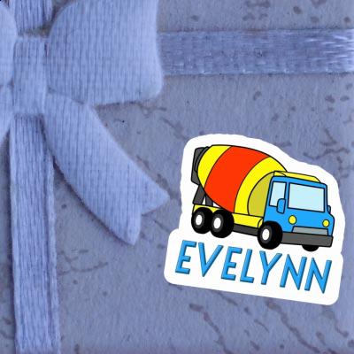 Mixer Truck Sticker Evelynn Gift package Image