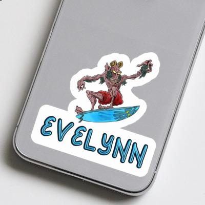 Sticker Surfer Evelynn Notebook Image