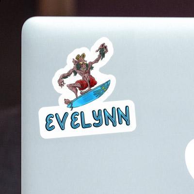 Aufkleber Wellenreiter Evelynn Laptop Image