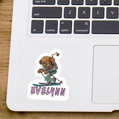 Sticker Evelynn Telemarker Laptop Image