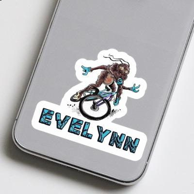 Evelynn Aufkleber Biker Notebook Image