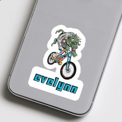 Sticker Downhill Biker Evelynn Image