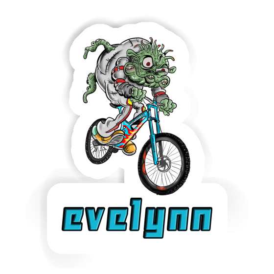 Sticker Downhill Biker Evelynn Laptop Image