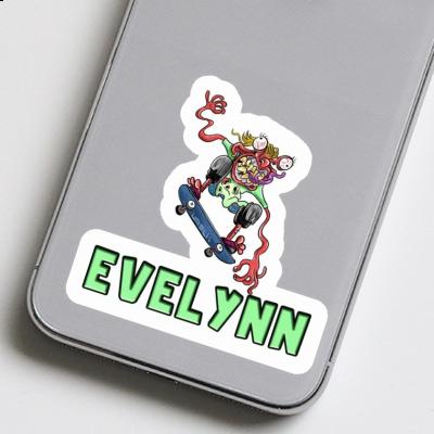 Evelynn Autocollant Skateur Notebook Image