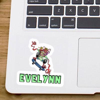 Sticker Skater Evelynn Notebook Image