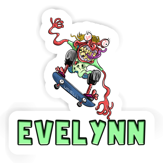 Evelynn Autocollant Skateur Image