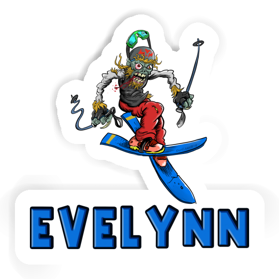 Evelynn Sticker Skier Laptop Image