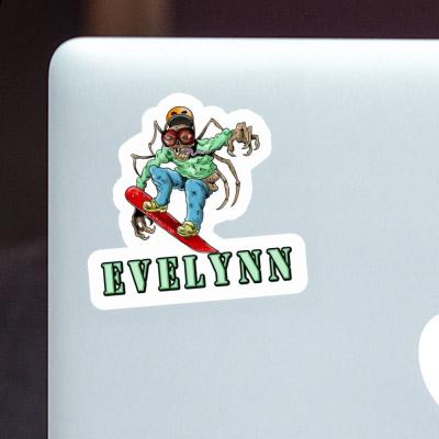 Sticker Snowboarder Evelynn Image