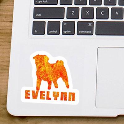 Sticker Pug Evelynn Notebook Image