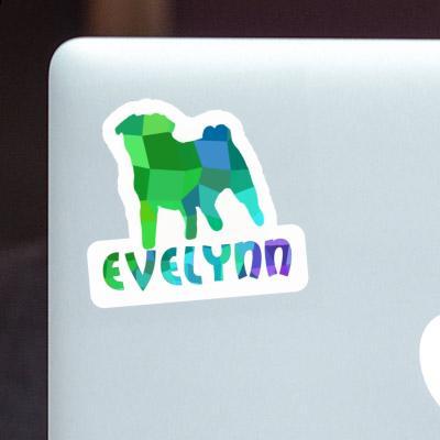 Mops Sticker Evelynn Laptop Image