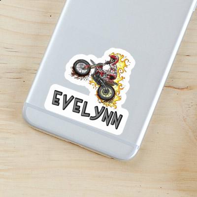 Motocrosser Sticker Evelynn Notebook Image