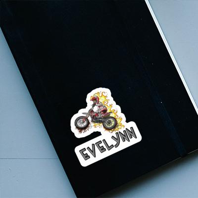 Motocrosser Sticker Evelynn Laptop Image