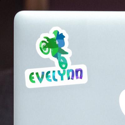 Sticker Evelynn Motocross Jumper Notebook Image