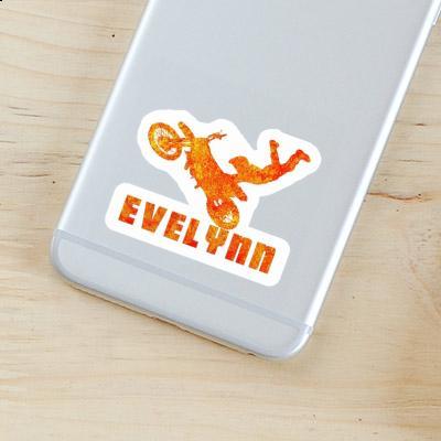 Sticker Motocross-Fahrer Evelynn Gift package Image