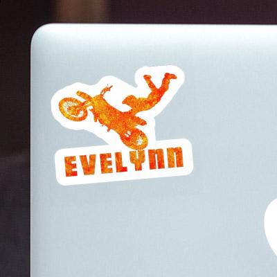 Sticker Motocross-Fahrer Evelynn Gift package Image