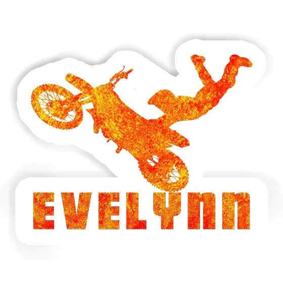 Sticker Evelynn Motocross Rider Image