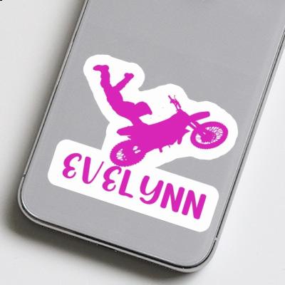 Autocollant Motocrossiste Evelynn Image