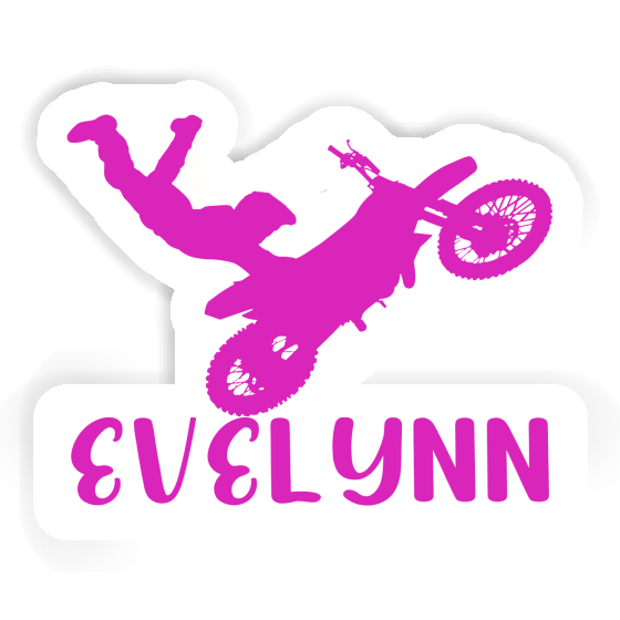 Motocross Jumper Sticker Evelynn Laptop Image