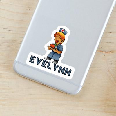 Krankenschwester Sticker Evelynn Laptop Image